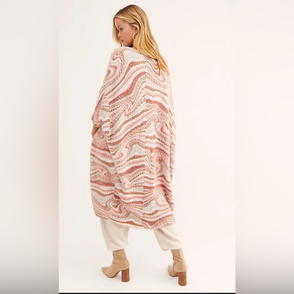 Free People Mermaid Eyelash Cocoon Cardigan Sweater
One size